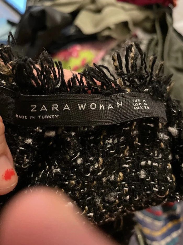 t-shirt Zara noir taille M - photo numéro 5
