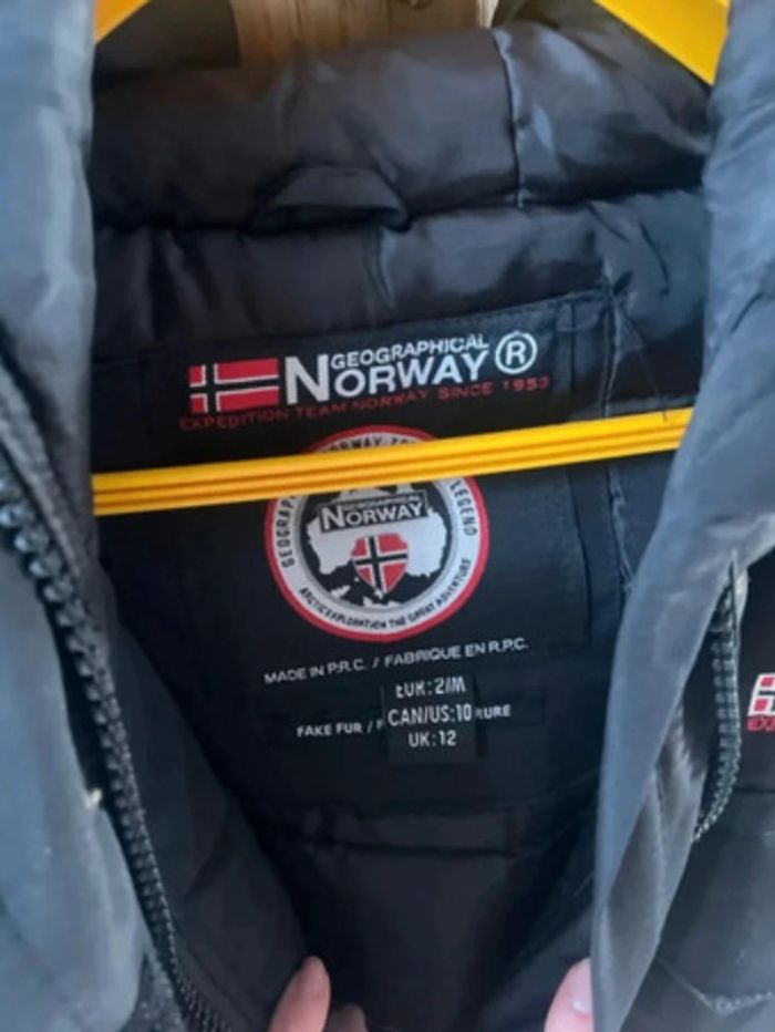 Parka femme noir geographical norway - photo numéro 3