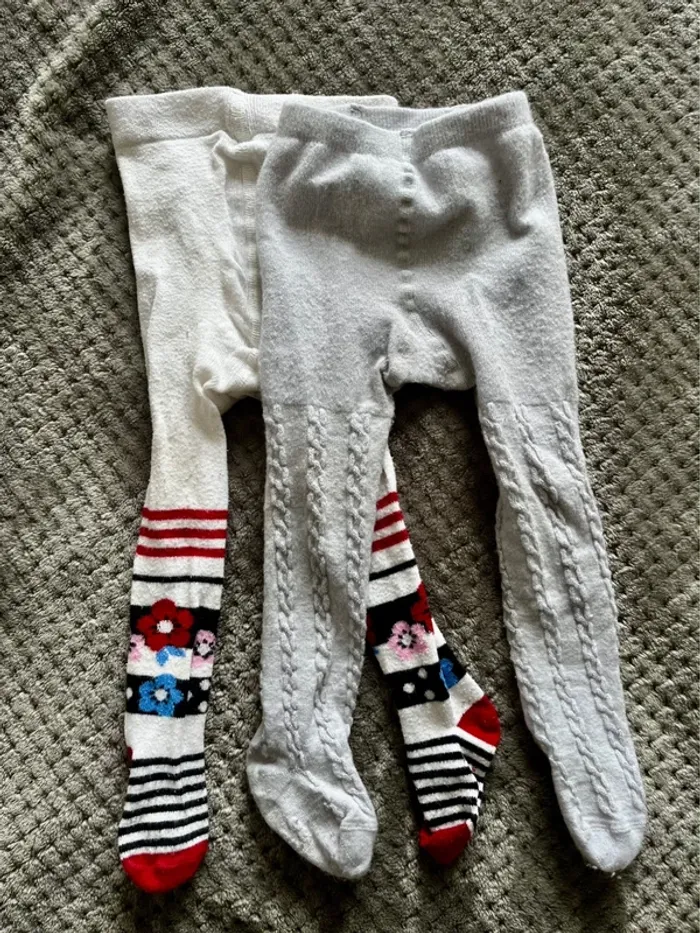 Lot 2 collants épais