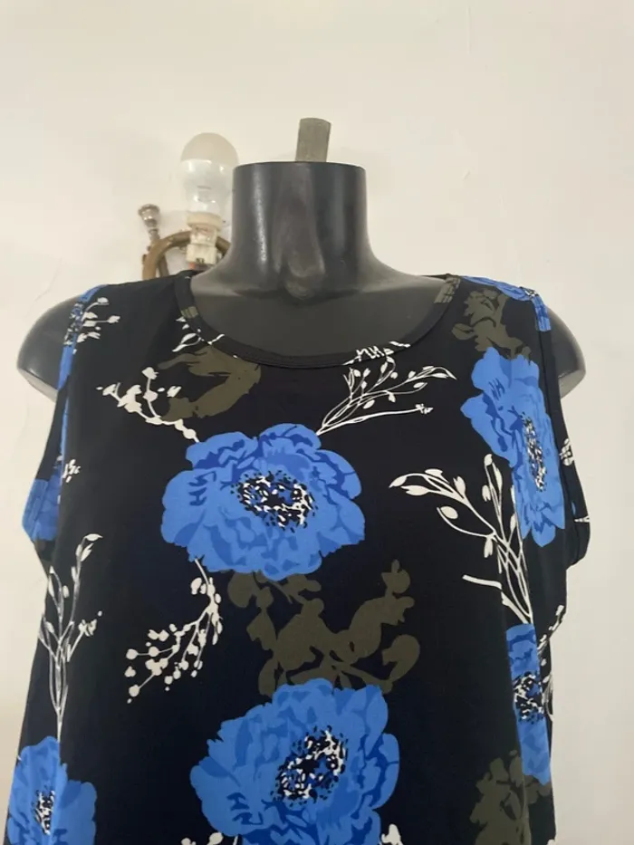 Débardeur pour femme bleue n°412 - photo numéro 2