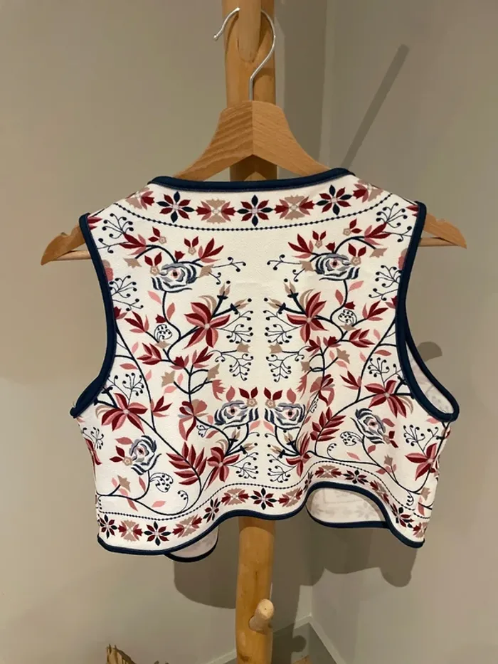 Gilet sans manches floral - photo numéro 4