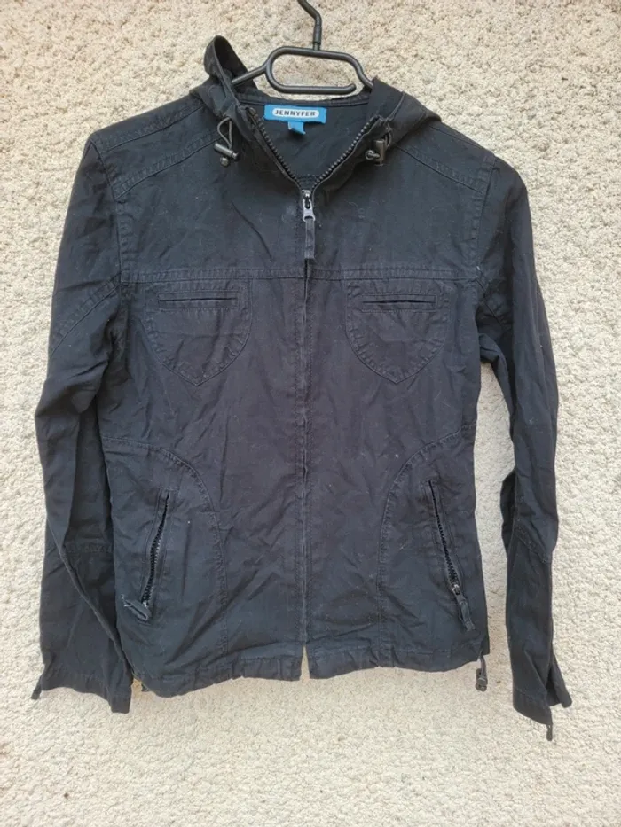 Veste blazer Jennyfer vintage Y2K cargo baggy gothique