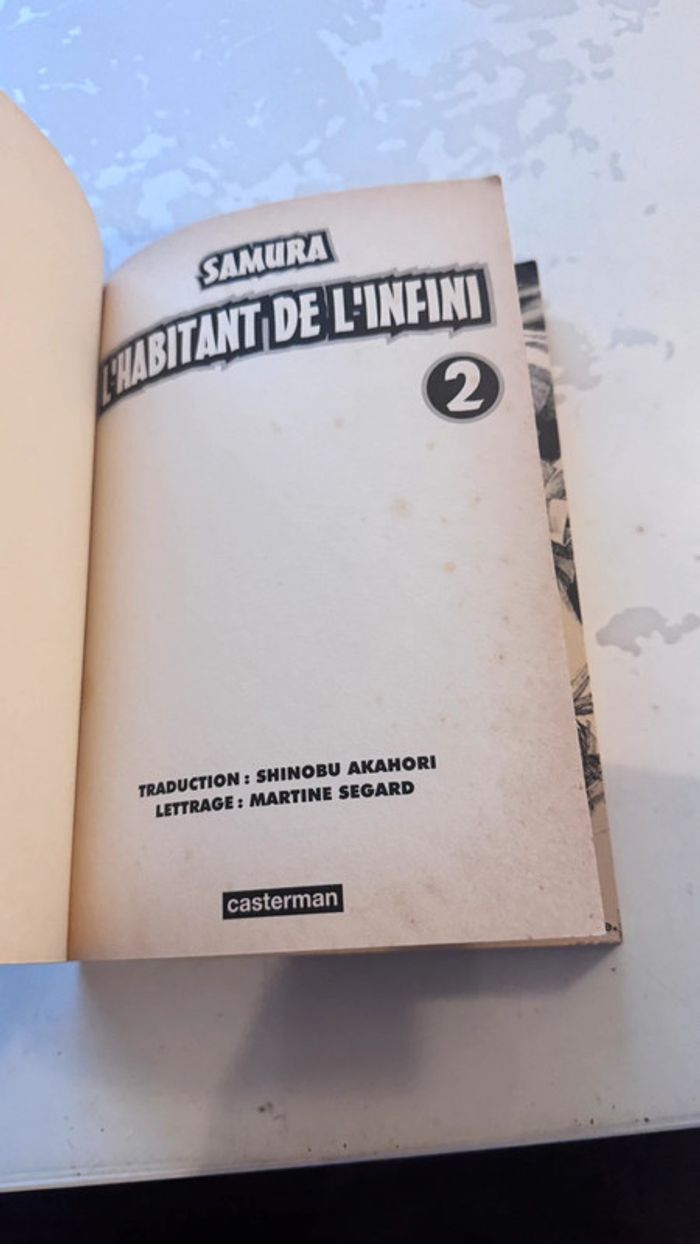 Manga L’Habitant de l’infini Tome 2 – Édition Casterman - photo numéro 4