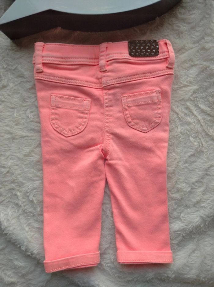 Pantalon style jeans stretch Fille 3 mois Tao - photo numéro 9