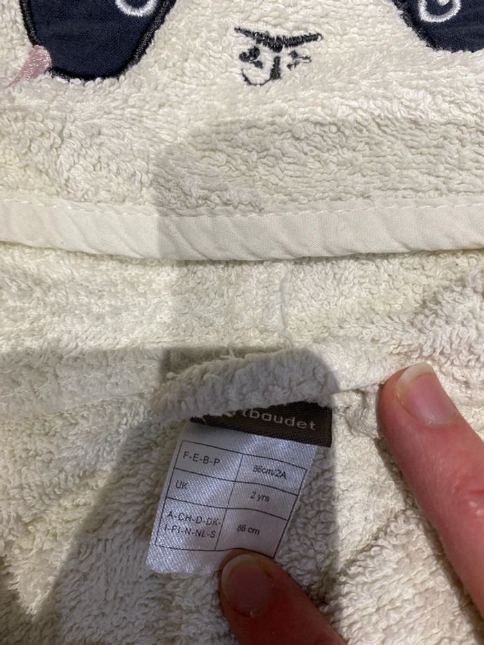 Peignoir Panda 2 ans - photo numéro 4