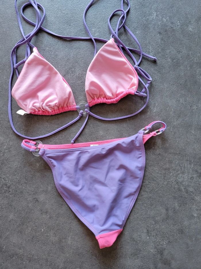 Maillot de bain bicolore - photo numéro 4