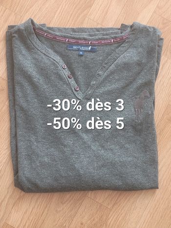 Thsirt manches longues col V 42 Gentleman Farmer