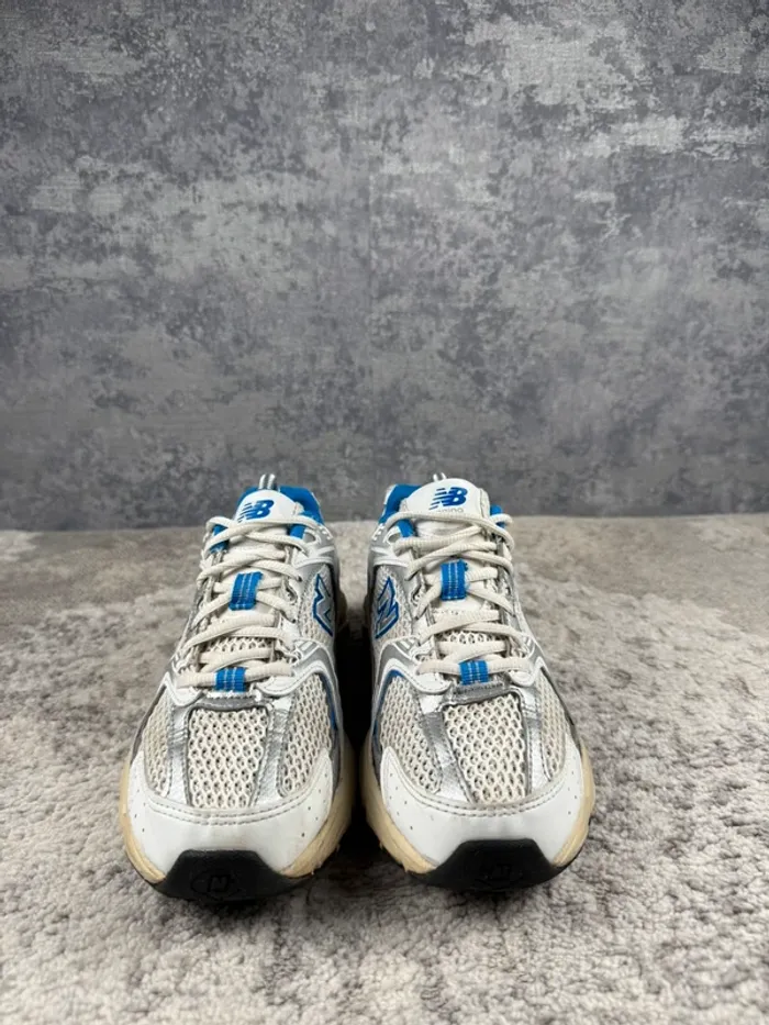 New Balance 530 Running Abzorb - White & Beige & Blue - photo numéro 2