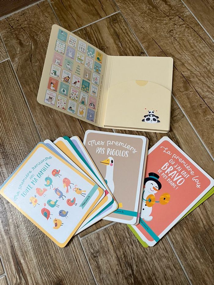 Lot carte Étapes « souvenir de bébé » - photo numéro 4