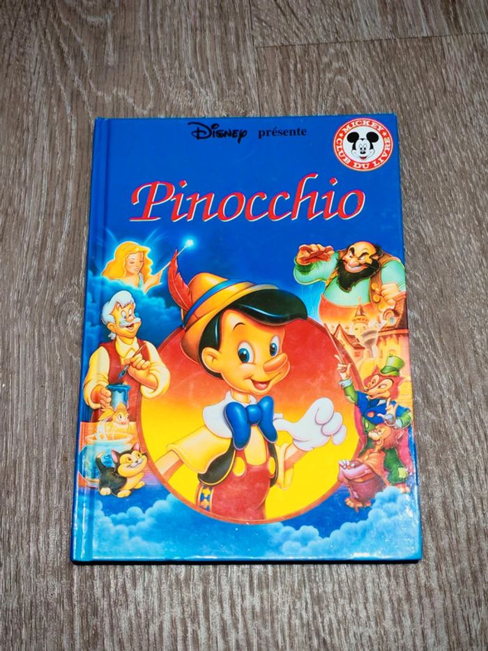 Livre Disney Mickey club du livre Pinocchio