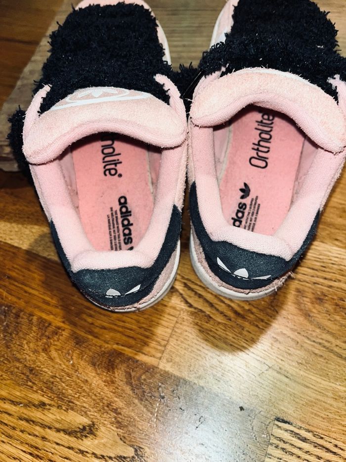 Adidas campus rose lacets fluffy - photo numéro 4