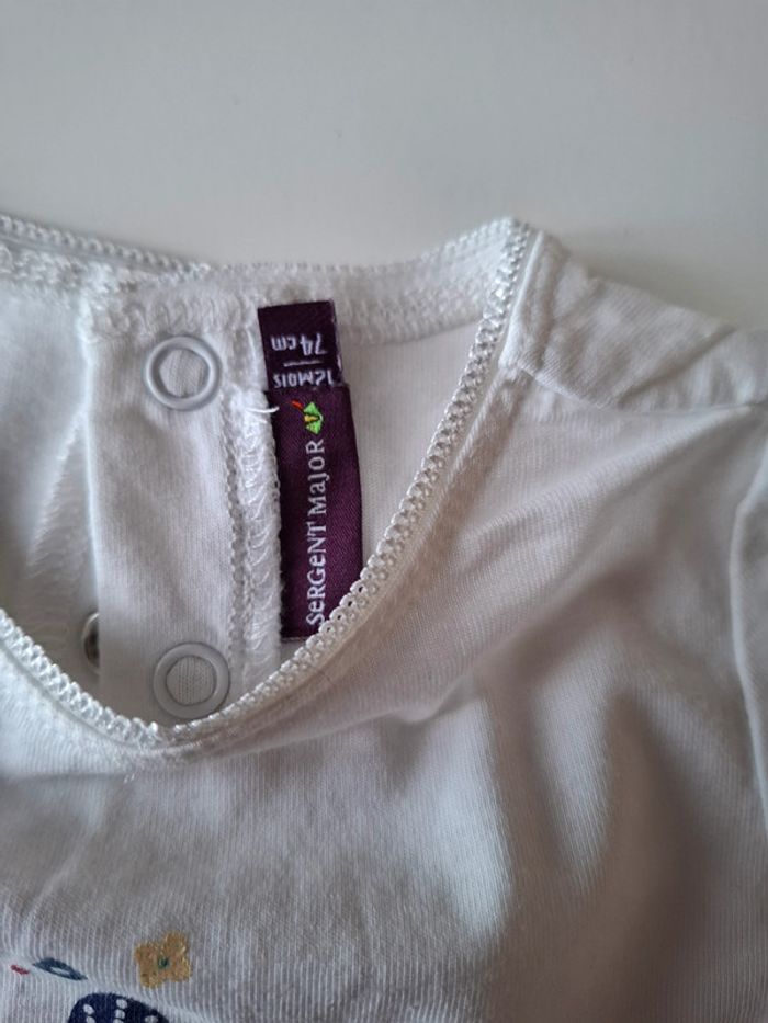 T-shirt fille Sergent Major taille 12 mois - photo numéro 2