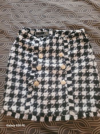 Jupe à carreaux