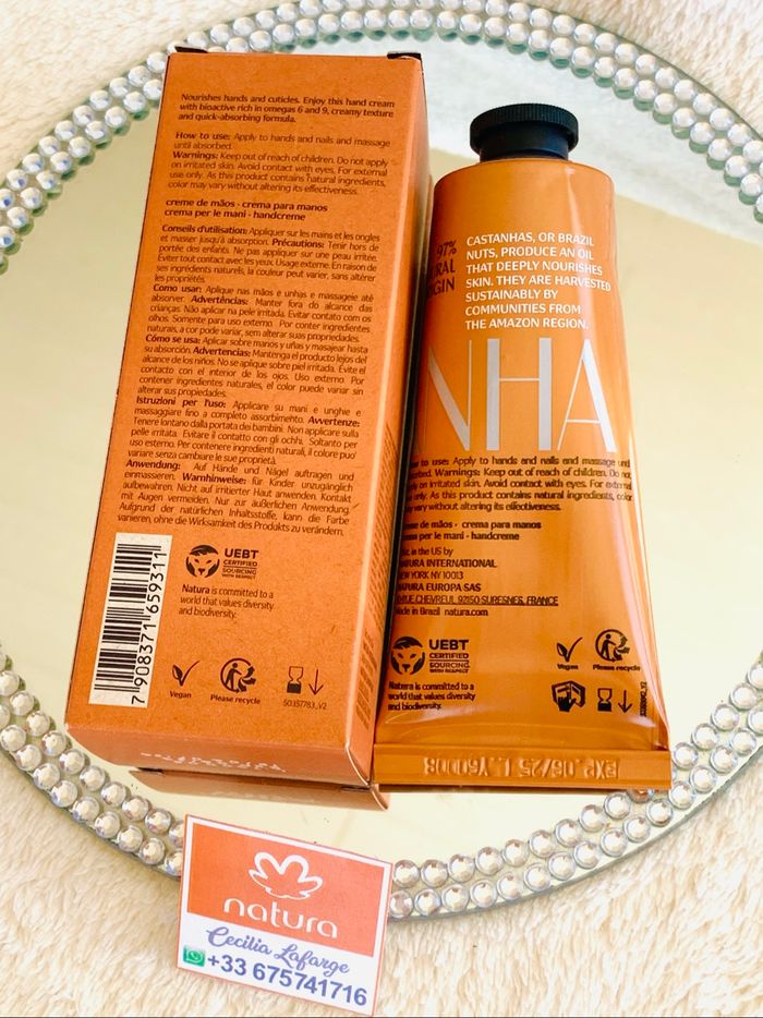 Crème de mains Natura Ekos Castanha  75g - photo numéro 3