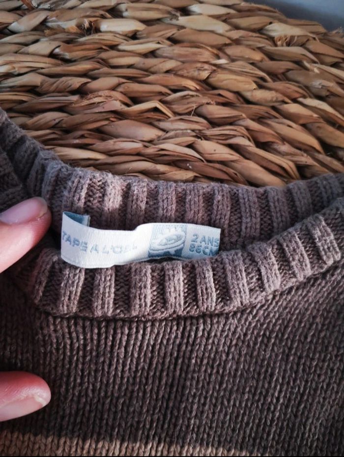 Lot pull sans manche TAO 24m - photo numéro 3