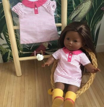 Robe polo ma corolle poupée 36 cm