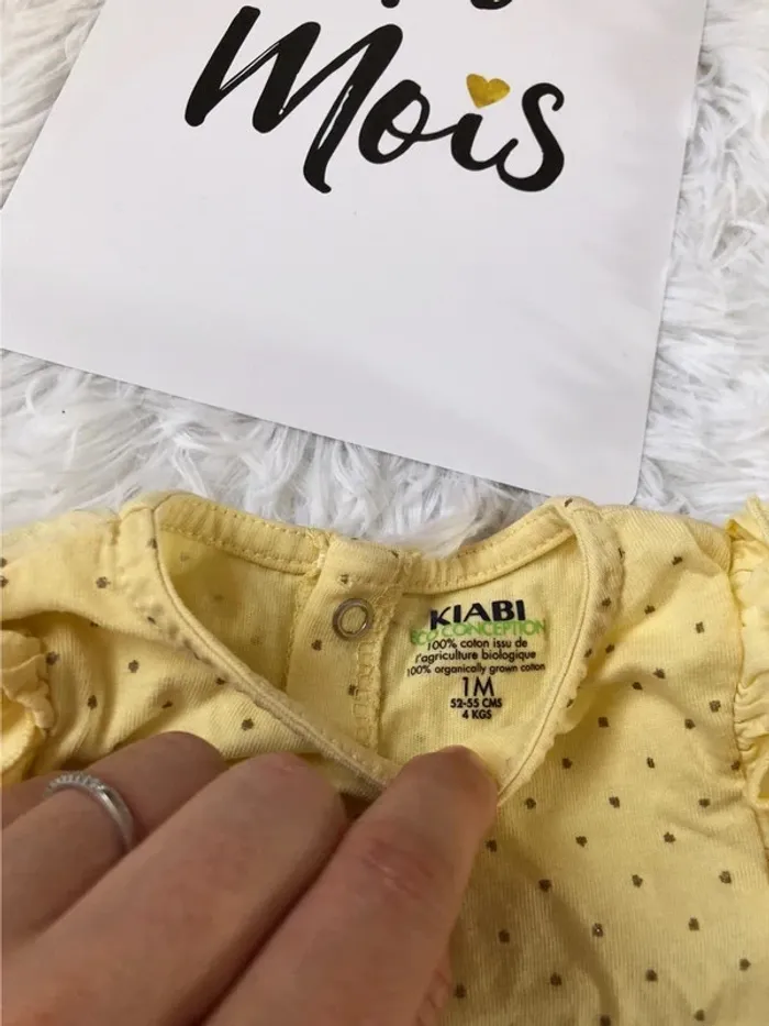Tee shirt jaune pois - photo numéro 2