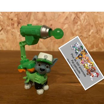 Idée Cadeau 🎁  Figurine Rocky Collection Sac à Dos à Clipser et son projectile