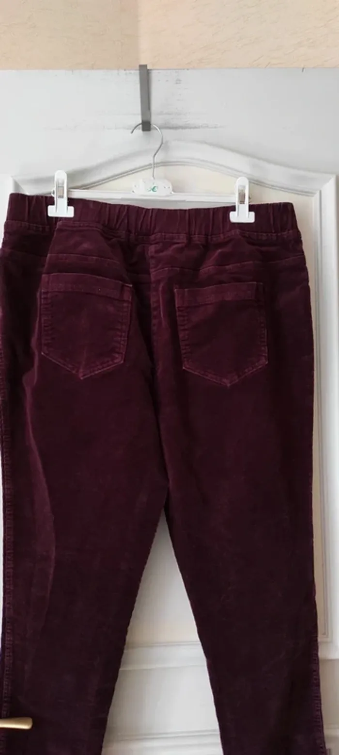 💐Pantalon velours - Couleur & prix - taille 48 - Très bon état 💐 - photo numéro 4