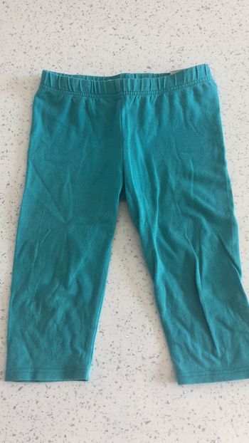 Legging bleu turquoise fille 5 ans