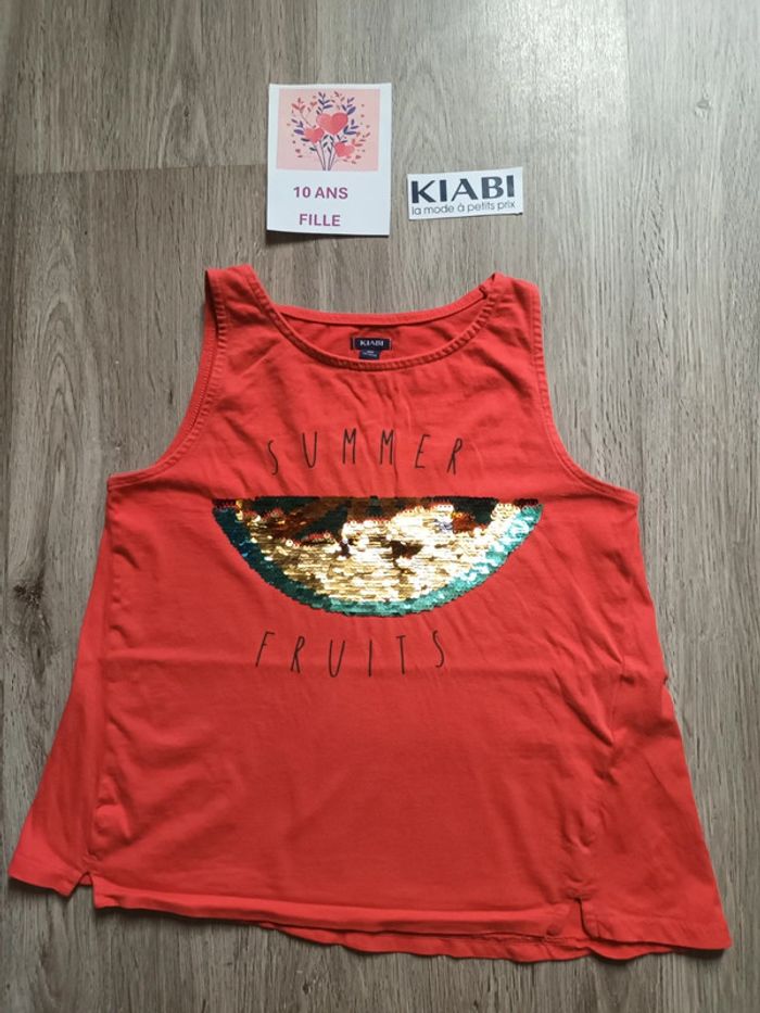 Debardeur 10 ans kiabi