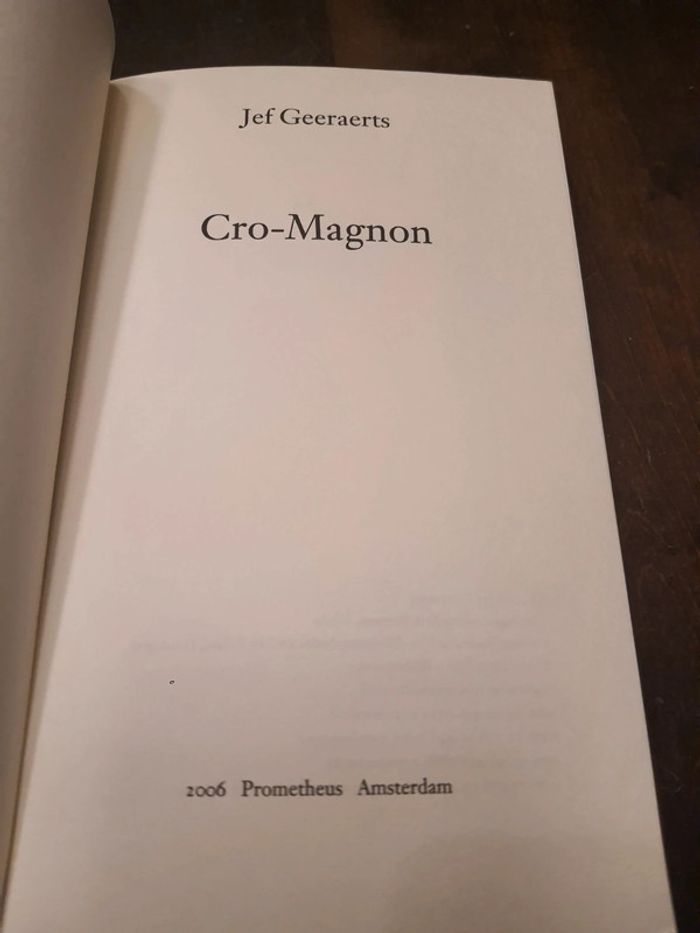 Boek Cro-Magnon Jef Geeraerts - photo numéro 8