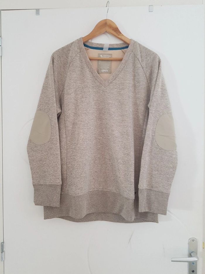 Pull hiver beige chiné 42/44