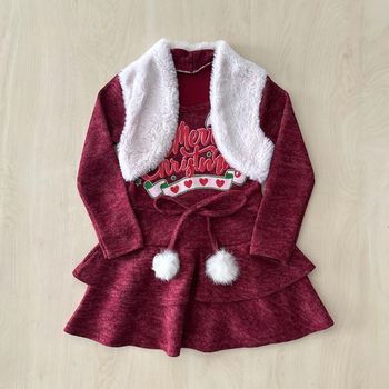 Robe hiver Noël pour fille 2 ans