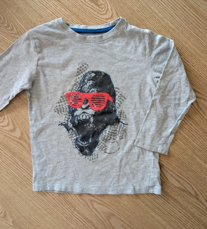 Lot de 3 tee shirt à manches longues en taille 3 ans - photo numéro 2