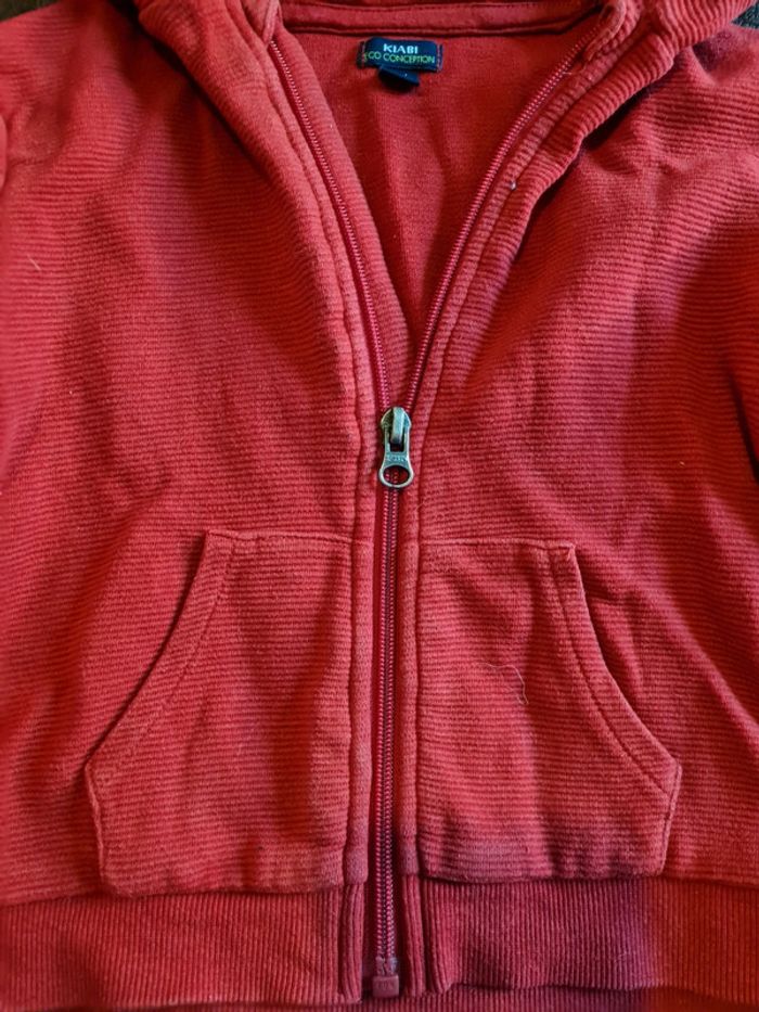 Gilet zippé Kiabi 3 ans - photo numéro 2