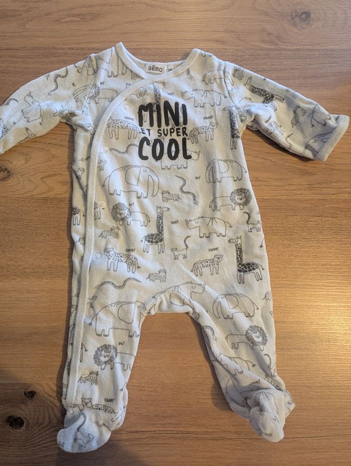 Pyjamas Gémo 3 mois (Mini et super cool)