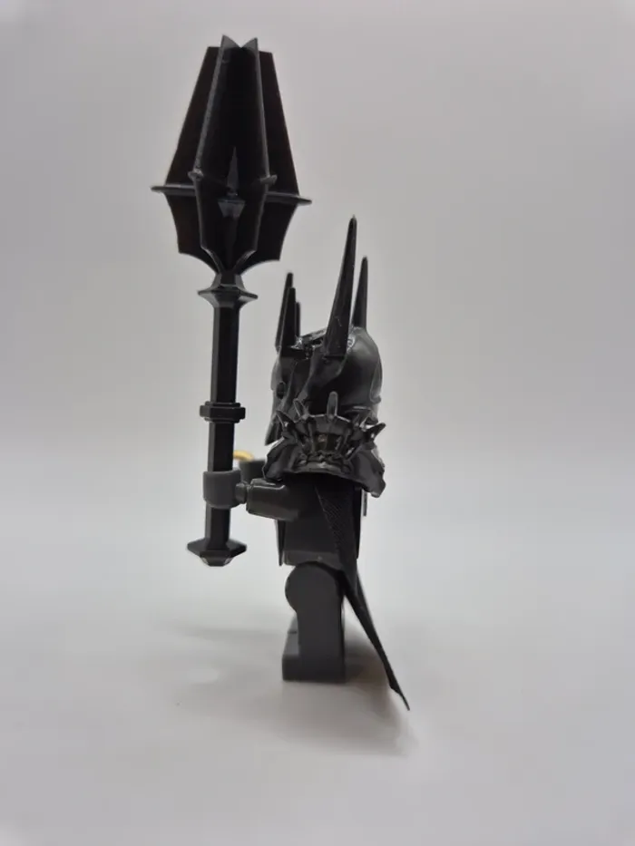 Figurine type lego Sauron avec l'anneau seigneur des anneaux / hobbit - photo numéro 3