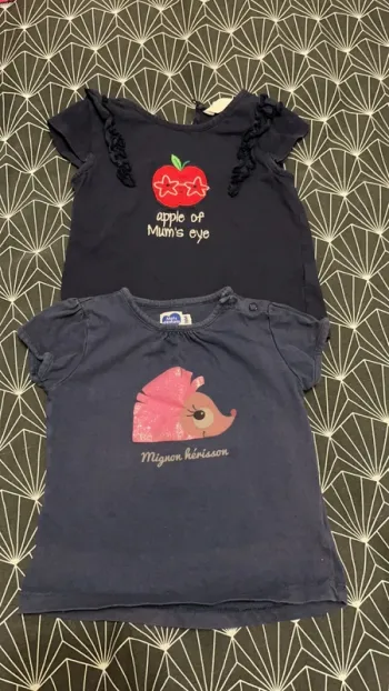 2 tee-shirts