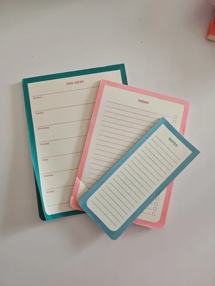 Lot de carnets détachables
