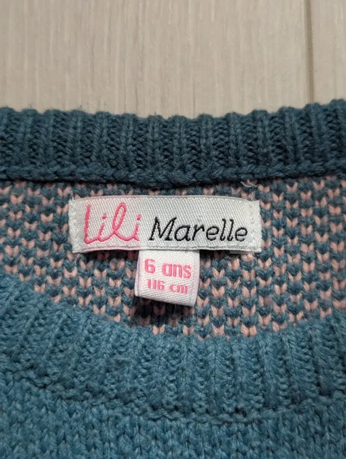 Pull Lili marelle 6ans - photo numéro 4
