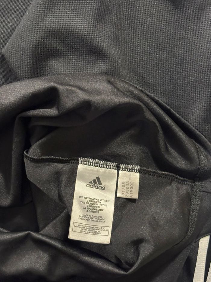 T-Shirt Manche longue Y2k / Vintage Adidas Noir et Blanc Taille XL - photo numéro 7