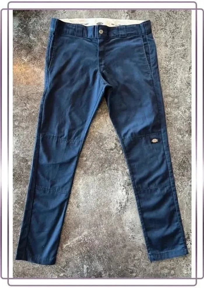 Chino bleu marine homme Dickies 32x32 Men navy blue Pantaloni uomo Marineblaue Chinos Herren - photo numéro 2