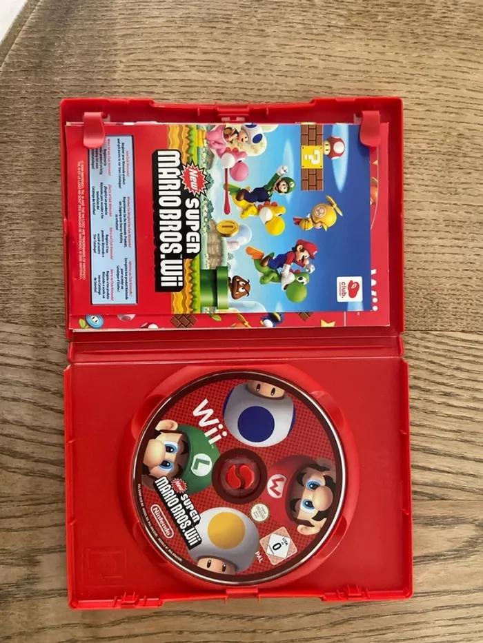 New Super Mario Bros Wii Nintendo wii o - photo numéro 3