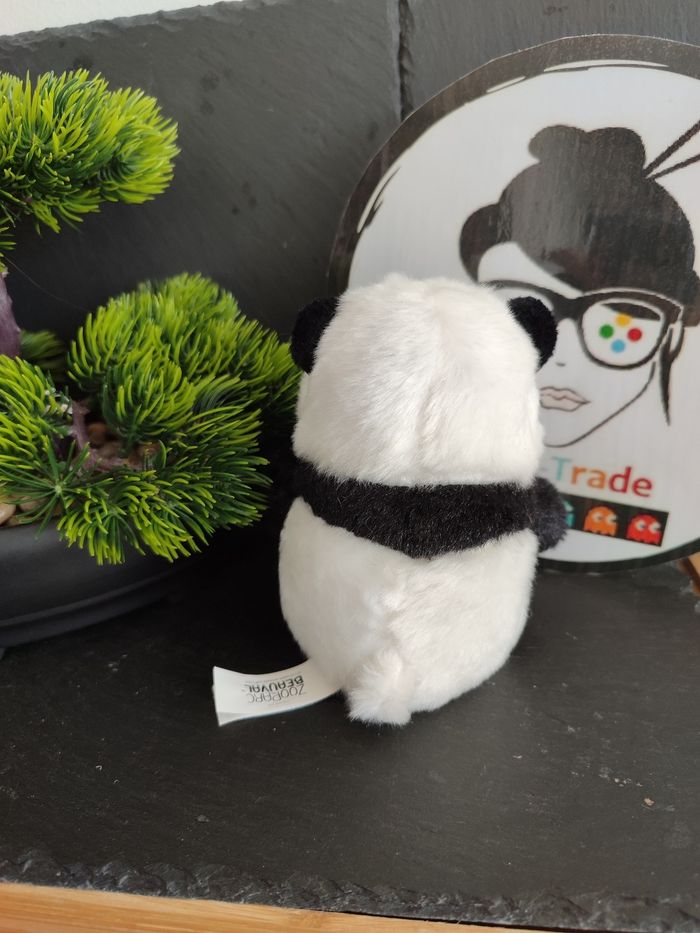 petite peluche zoo de Beauval panda blanc noir lin lin aurora world DD003468 - photo numéro 2