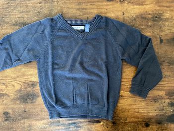 Pull bleu nuit col V