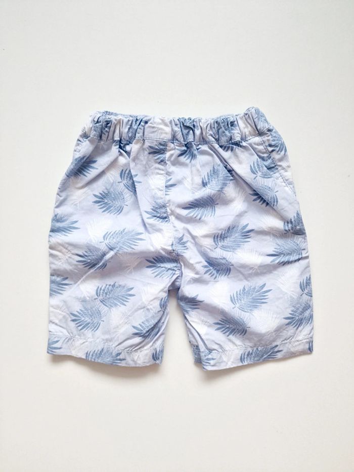Noukie's - Short - Taille élastiquée - Feuilles de palmiers - Neuf ! (18 mois) - photo numéro 2