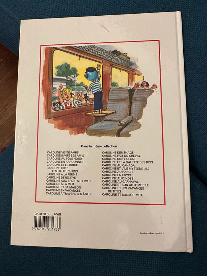 Iivre rare Caroline et les vacances de Titus robot Pierre Probst - photo numéro 2