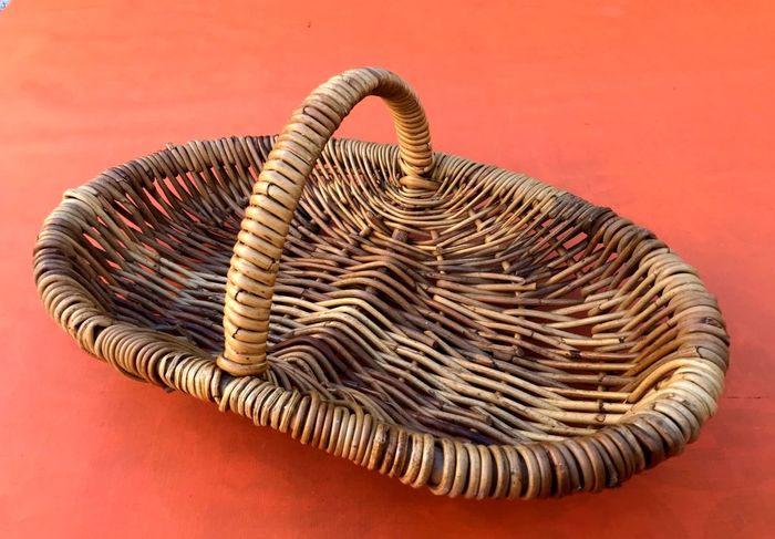 Ancien panier pour les séances de cueillettes de champignons - photo numéro 3