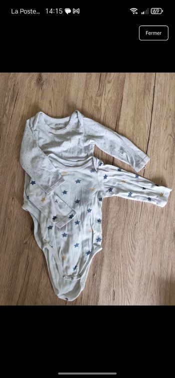 Lot de deux bodies Orchestra 12 mois