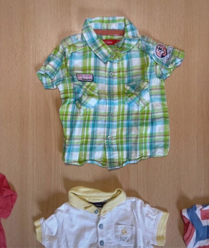 Lot de 7 t shirts en coton garçon taille 12 mois - photo numéro 4