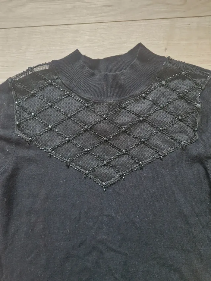 Pull Morgan noir taille S - photo numéro 2