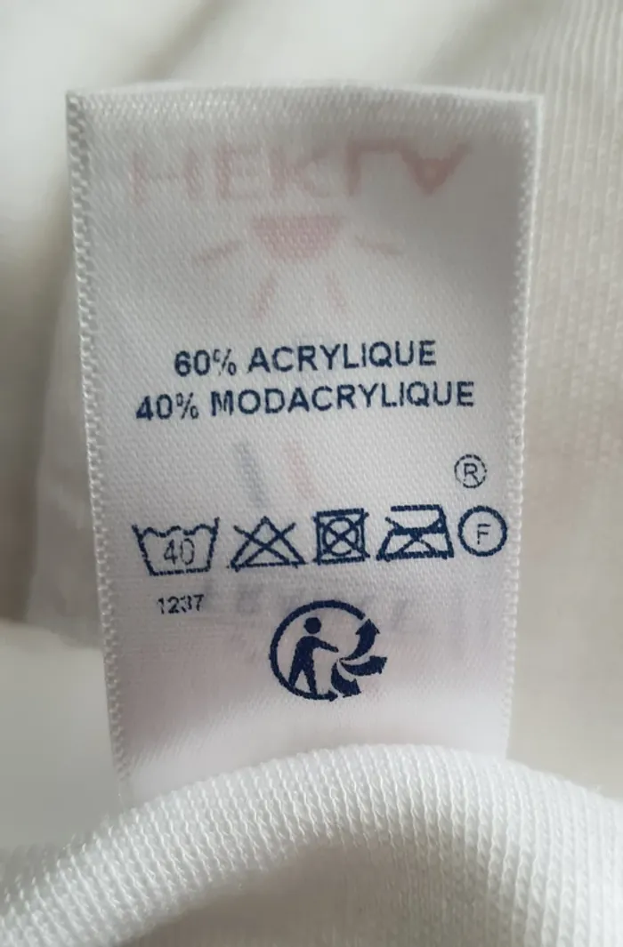 Tee-shirt tribothermic blanc "Hekla par Lemahieu" taille5/ XL neuf - photo numéro 8