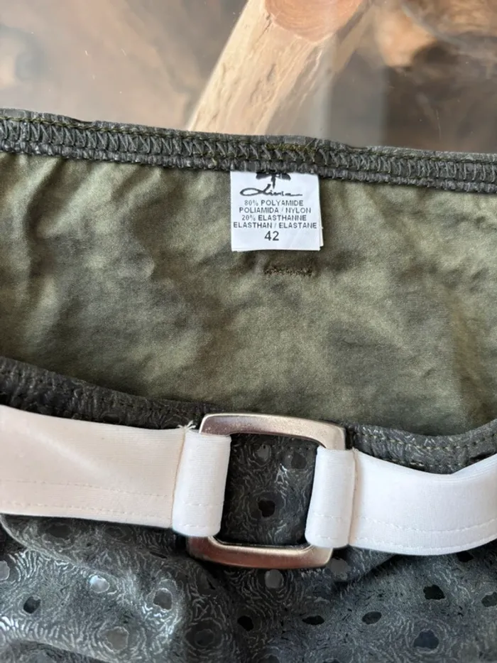 Maillot de bain 2 pièces Livia vert 42 - photo numéro 4