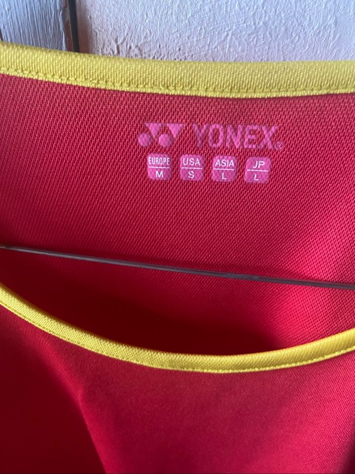 Tee-shirt rouge femme Yonex Taille L - photo numéro 2