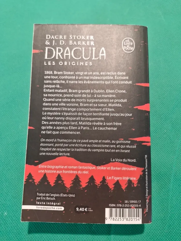 Dracula les origines Dacre Stoker J. D. Barker - photo numéro 5
